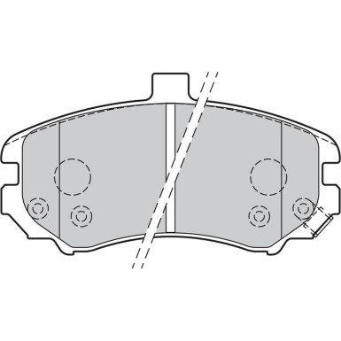 Valeo Bremsbelagsatz, Scheibenbremse ESSENTIAL 301739
