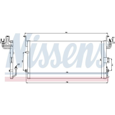 Nissens | Kondensator, Klimaanlage | 94775