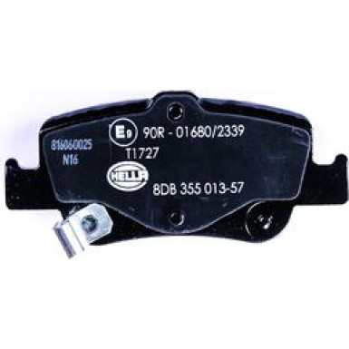 Hella | Bremsbelagsatz, Scheibenbremse | 8DB 355 013-571