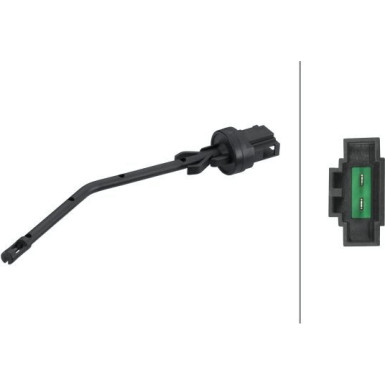 Hella | Sensor, Innenraumtemperatur | 6PT 009 104-141