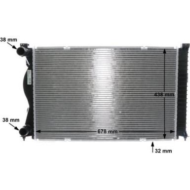 Mahle | Kühler, Motorkühlung | CR 977 000S