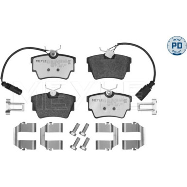 Meyle Bremsbelagsatz, Scheibenbremse MEYLE-PD: Advanced performance and design 025 232 2416-1/PD