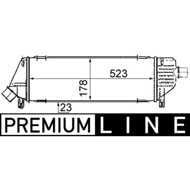 Mahle | Ladeluftkühler | CI 305 000P