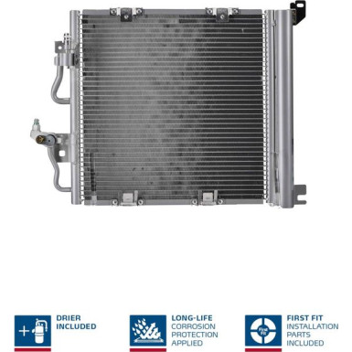 94768 Kondensator, Klimaanlage ** FIRST FIT **