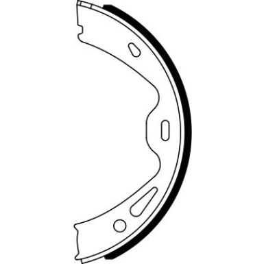 0 986 487 944 Bremsbackensatz, Feststellbremse 0 986 487 944 Bremsbackensatz, Feststellbremse