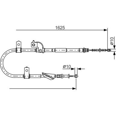 1 987 482 081 Seilzug, Feststellbremse