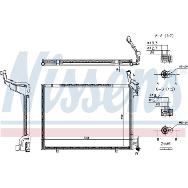 940525 Kondensator, Klimaanlage