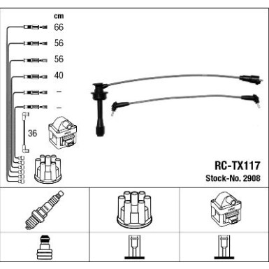 2908 Zündleitungssatz