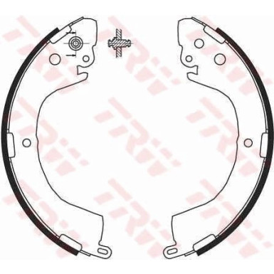 TRW | Bremsbackensatz | GS8691