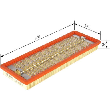 BOSCH 1 457 433 257 Luftfilter BOSCH 1 457 433 257 Luftfilter