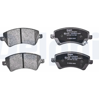 LP1737 Bremsbelagsatz, Scheibenbremse