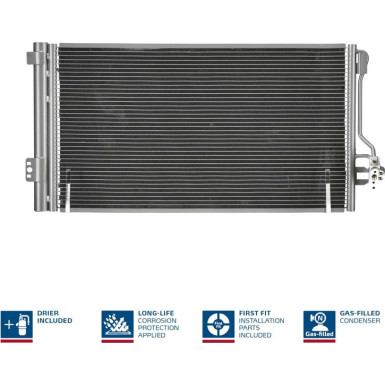 940178 Kondensator, Klimaanlage ** FIRST FIT **