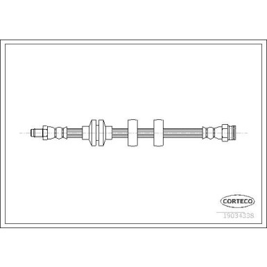 19034338 Bremsschlauch 19034338 Bremsschlauch