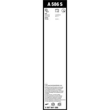 BOSCH A 586 S Scheibenwischer Aerotwin 3 397 007 586