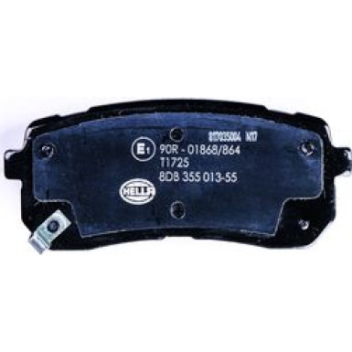 Hella | Bremsbelagsatz, Scheibenbremse | 8DB 355 013-551