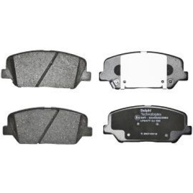 Delphi Bremsbelagsatz, Scheibenbremse LP2477