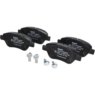 Delphi | Bremsbelagsatz, Scheibenbremse | LP1899