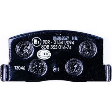 8DB 355 016-741 Bremsbelagsatz, Scheibenbremse