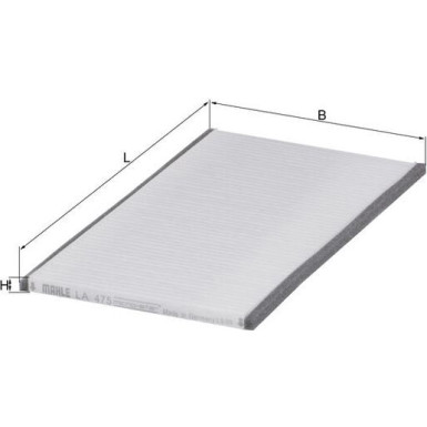 LA 475 Filter, Innenraumluft