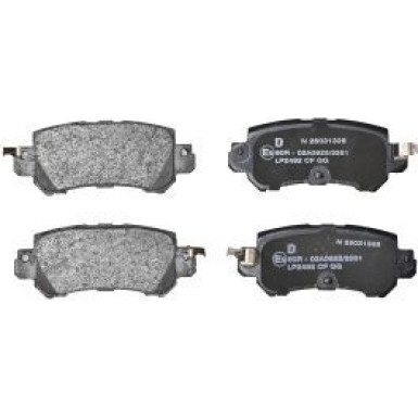 Delphi Bremsbelagsatz, Scheibenbremse LP2482