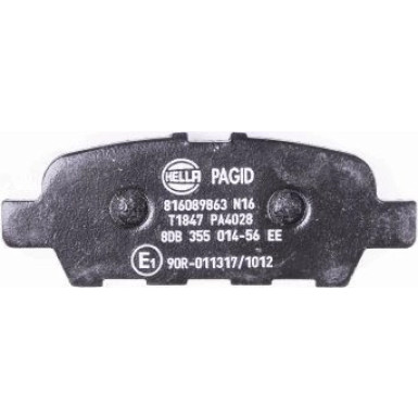 Hella Pagid | Bremsbelagsatz, Scheibenbremse | 8DB 355 014-561