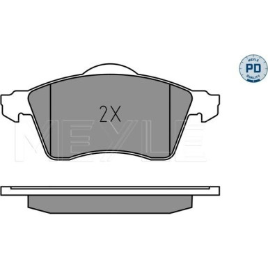 Meyle Bremsbelagsatz, Scheibenbremse MEYLE-PD: Advanced performance and design 025 218 8319/PD