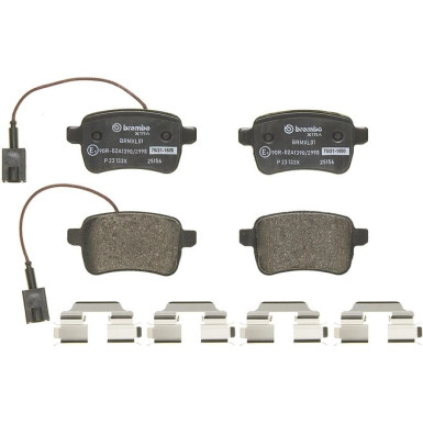 Brembo Bremsbelagsatz, Scheibenbremse XTRA LINE P 23 133X