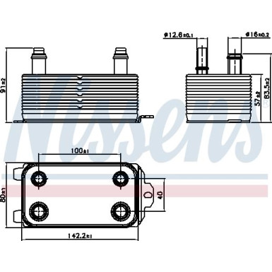 91162 Ölkühler, Automatikgetriebe 91162 Ölkühler, Automatikgetriebe
