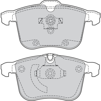 Valeo Bremsbelagsatz, Scheibenbremse ESSENTIAL 302064