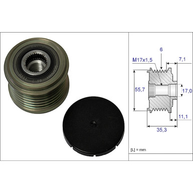 535 0037 10 Generatorfreilauf