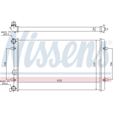 65011 Kühler, Motorkühlung