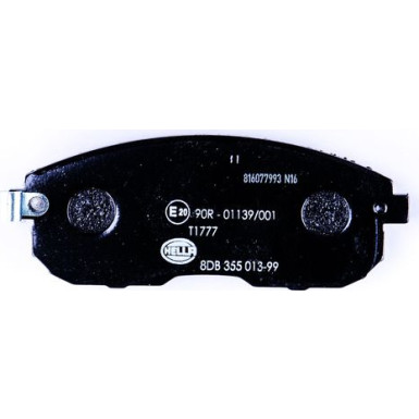 Hella | Bremsbelagsatz, Scheibenbremse | 8DB 355 013-991