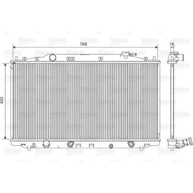 Valeo | Kühler, Motorkühlung | 701551