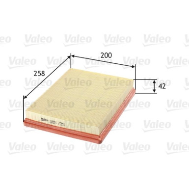 Valeo | Luftfilter | 585735