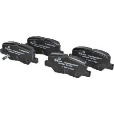 Delphi Bremsbelagsatz, Scheibenbremse LP2501