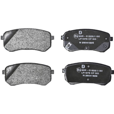 Delphi | Bremsbelagsatz, Scheibenbremse | LP1976