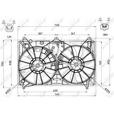 47581 Lüfter, Motorkühlung 47581 Lüfter, Motorkühlung