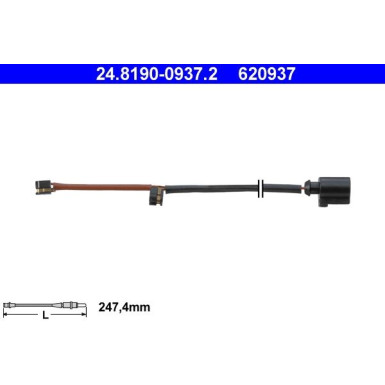 24.8190-0937.2 Warnkontakt, Bremsbelagverschleiß