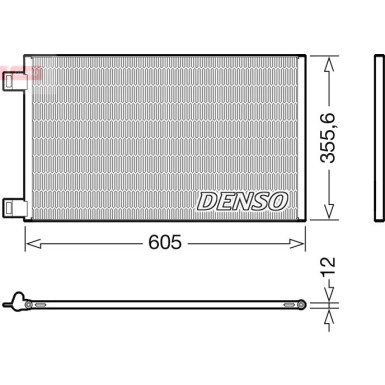 Denso | Kondensator, Klimaanlage | DCN23041