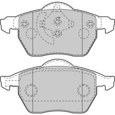 Valeo Bremsbelagsatz, Scheibenbremse ESSENTIAL 301008