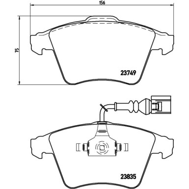 Brembo Bremsbelagsatz, Scheibenbremse PRIME LINE P 85 090