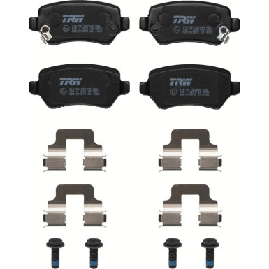TRW Bremsbelagsatz, Scheibenbremse DTEC COTEC GDB1515DTE