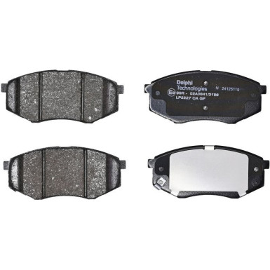 LP2227 Bremsbelagsatz, Scheibenbremse