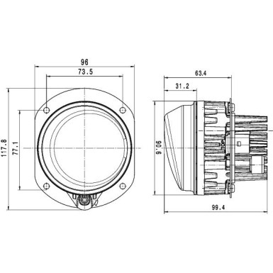 Hella | Nebelscheinwerfer | 1N0 011 988-061