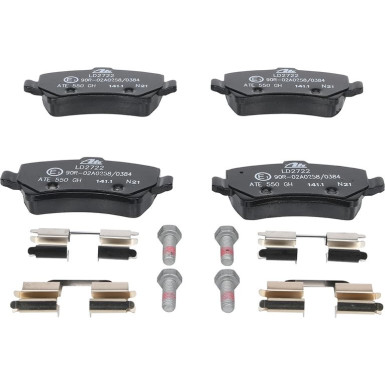 ATE | Bremsensatz, Scheibenbremse | 24.0111-0145.1 + 13.0470-2722.2