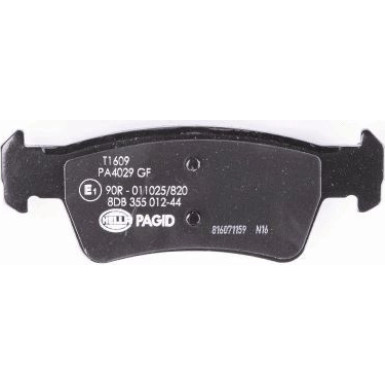 Hella Pagid | Bremsbelagsatz, Scheibenbremse | 8DB 355 012-441