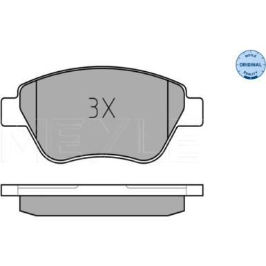 Meyle Bremsbelagsatz, Scheibenbremse MEYLE-ORIGINAL: True to OE 025 239 8217/W