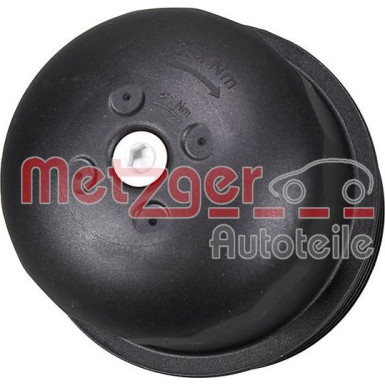Metzger | Deckel, Ölfiltergehäuse | 2370124