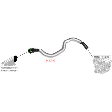 2420702 Heizungsschlauch 2420702 Heizungsschlauch
