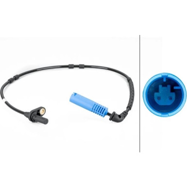 Hella | Sensor, Raddrehzahl | 6PU 012 806-581